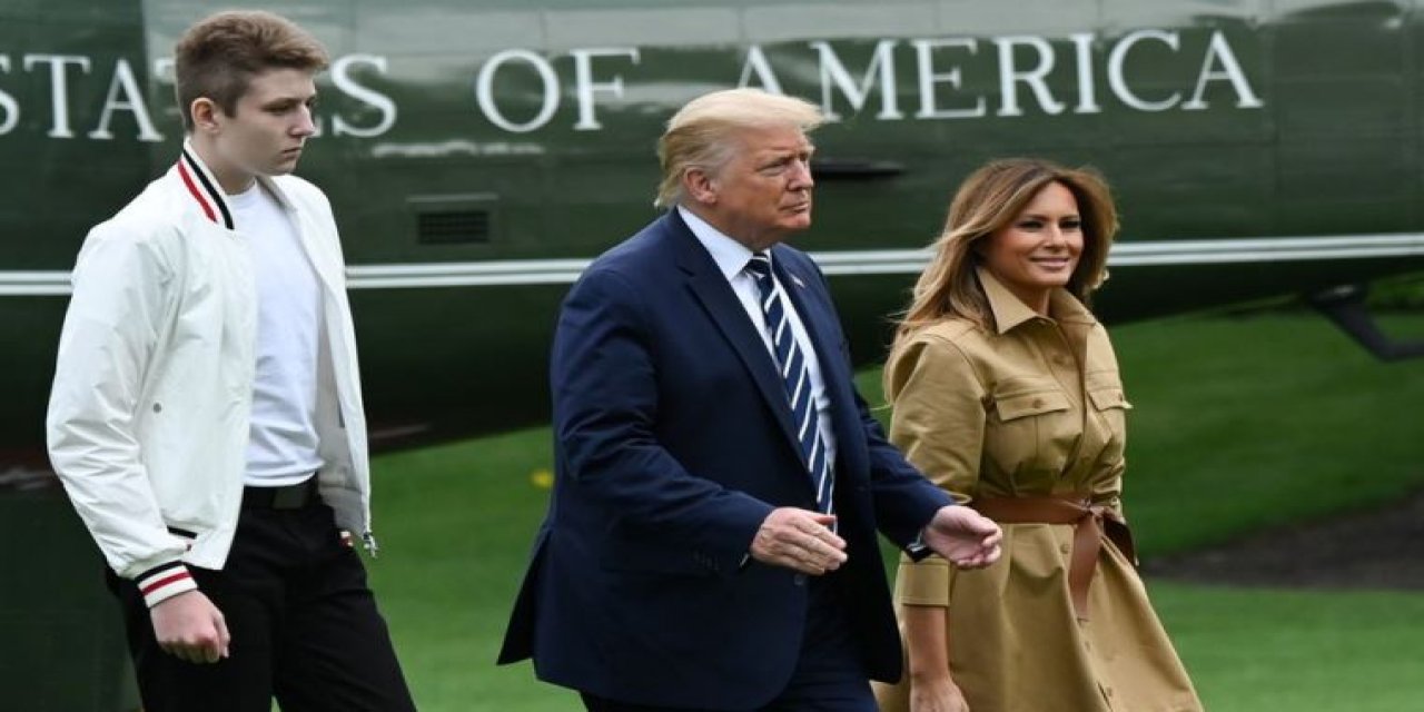 Melania Trump duyurdu, Trump'dan sonra şimdi de oğlu...