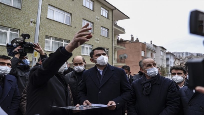Bakan Murat Kurum'dan açıklama! Ankara'da temeli kayan apartmanın yıkım çalışmaları hakkında bilgi verdi