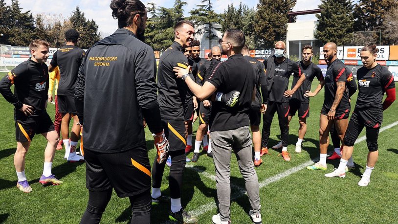 Galatasaray idmanına sürpriz ziyaretçi