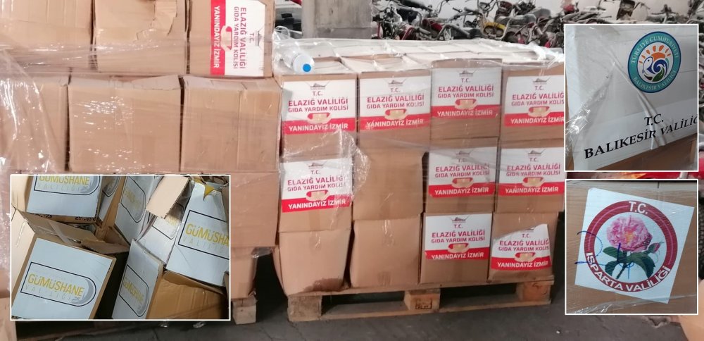 Bu kadarına da pes dedirten olay! İzmir'de AKP'li belediye deprem için gelen yardımları stoklayıp ramazan kolisi olarak dağıttı