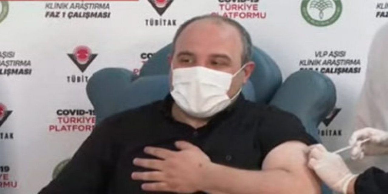 Gönüllü olmuştu! Mustafa Varank'a yerli koronavirüs aşısı yapıldı!