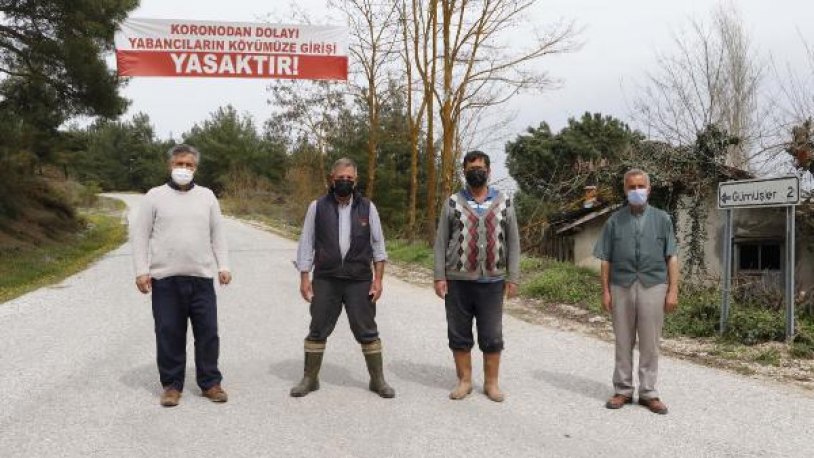 Köye yabancı girişi yasakladılar! Vaka sıfırlandı