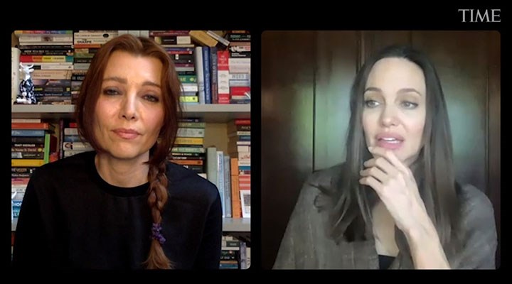 Angelina Jolie, Elif Şafak'la röportaj yaptı! Angelina Jolie'den Şafak'a 'İstanbul Sözleşmesi' sorusu