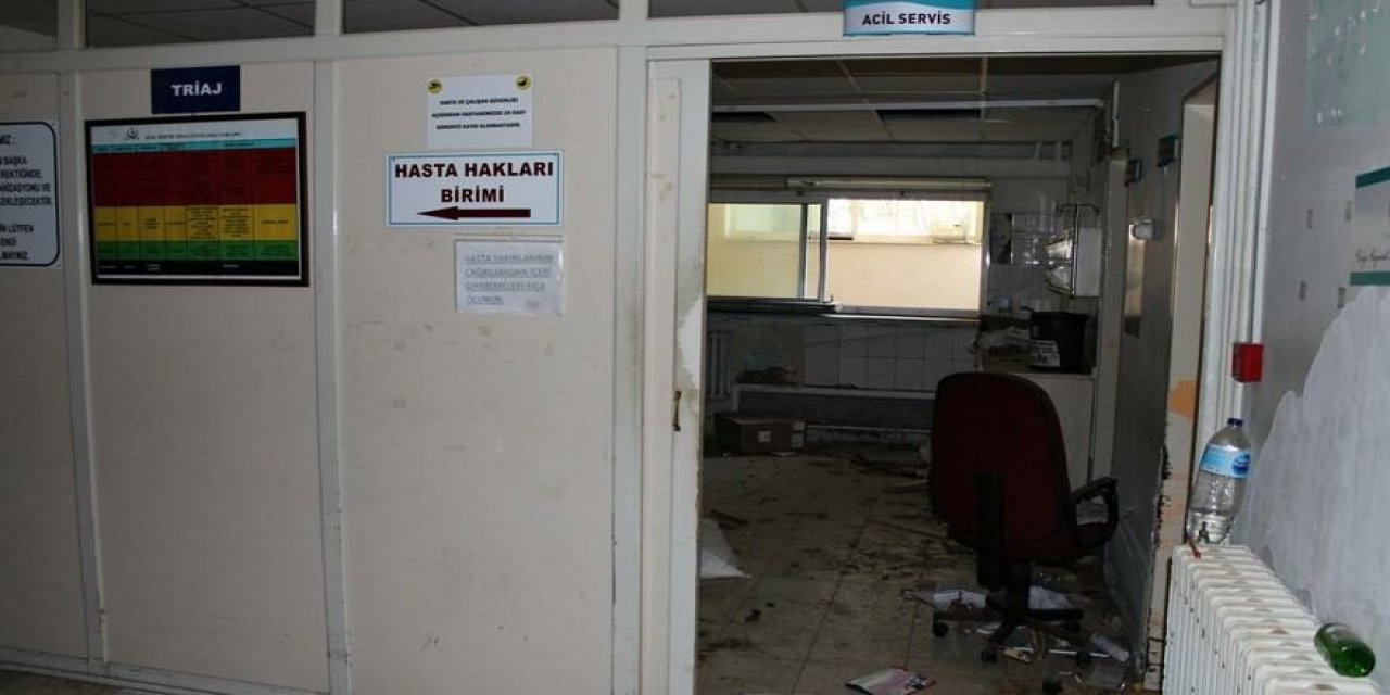 "Milli servet heba oluyor" Devlet hastanesi harabeye döndü!
