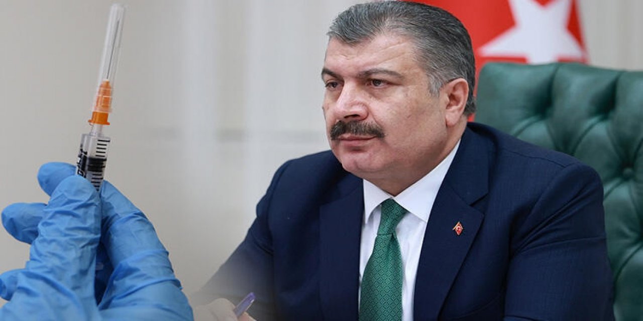 Sağlık Bakanı toplam aşılanma sayısını duyurdu!