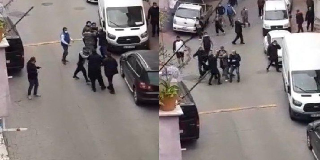 İstanbul'un göbeğinde hareketli anlar! "Hepinizin kafasına sıkarız"