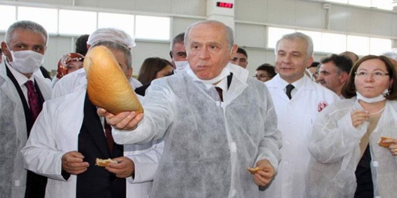 Bahçeli ekmek zammını protesto etmek için kampanya başlattı!