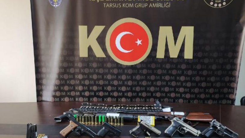 Mersin ve Adana'da silah kaçakçılığı operasyonu! Çok sayıda gözaltı var