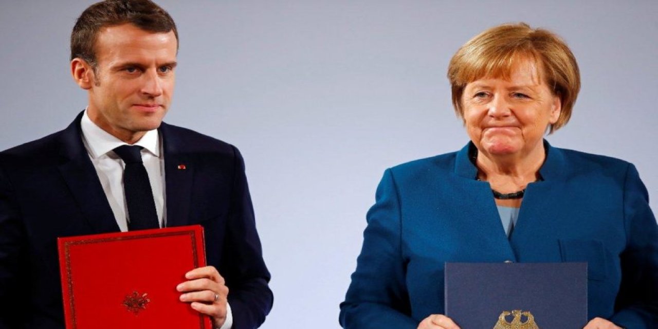 Macron ve Merkel’den Türkiye'ye yaylım ateşi!