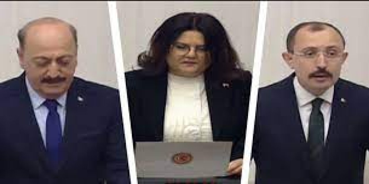 Resmen göreve başladılar... 3 yeni bakan Meclis'te yemin etti