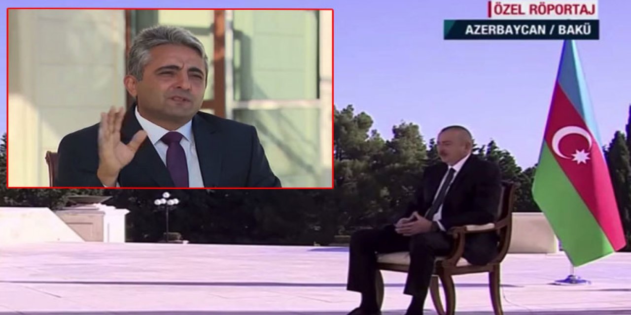 Aliyev'den A Haber'e ters köşe! Muhabire istediği cevabı vermedi...