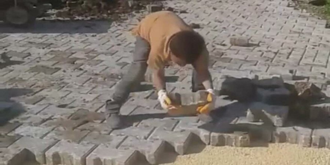 Çocuk işçiyi  "küçük ustamız" diye tanıttı! AKP'li başkandan tepki çeken paylaşım!