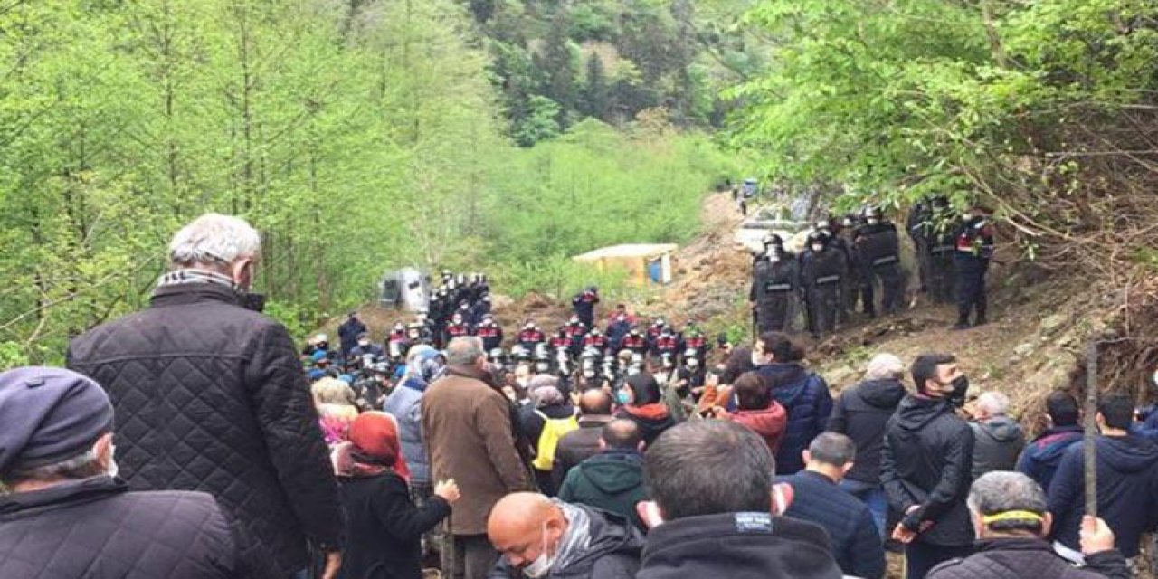 "Bu kazanç değil katliamdır!" Rize İşkencedere'de "Cengiz Holding" direnişi tam gaz!