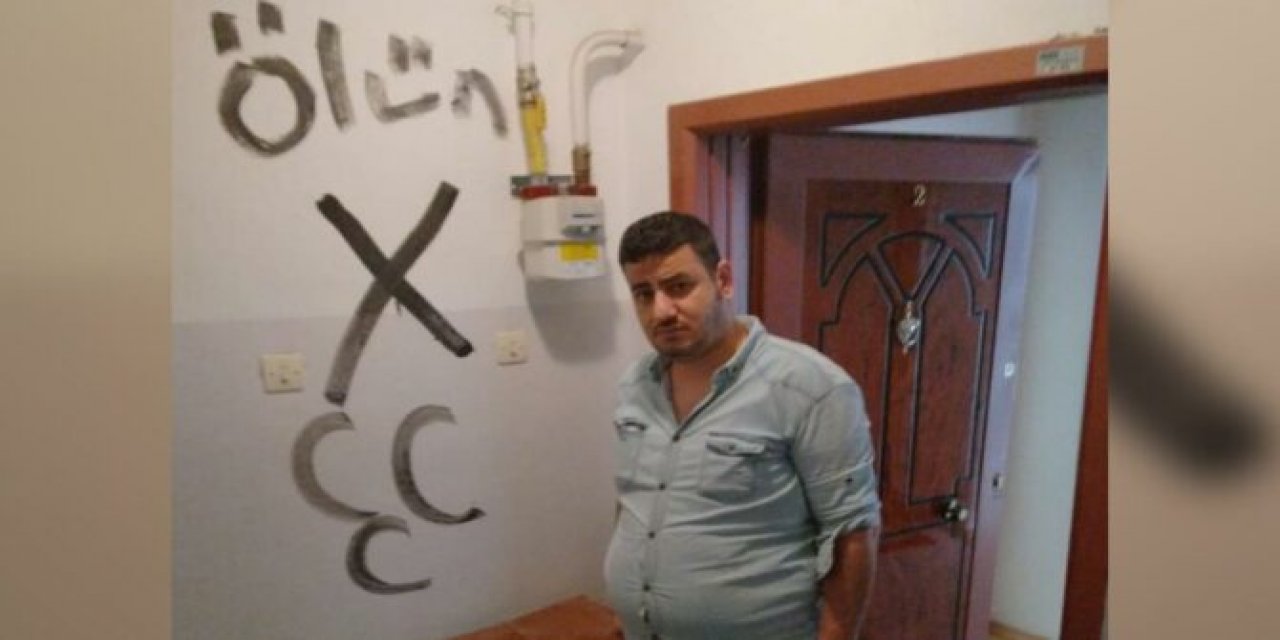 CHP çalışanının evine korkunç işaret! "Üç hilal"le "Ölün"