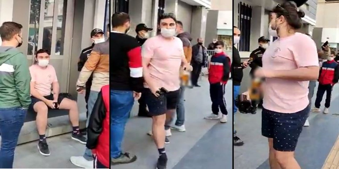 "Ramazandayız" baskısı! İçki içenin etrafını çevreleyip, içeceği çöpe atmasını beklediler! Polis hiçbir şey yapmadı! İşte sosyal medya gündem olan o video...