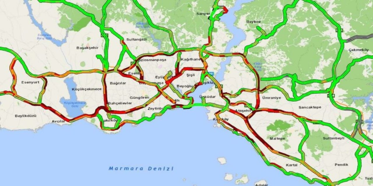 Yazlıkçı yoğunluğu... Uzun araç kuyrukları oluştu... İstanbul’da "tam kapanma" trafiği!