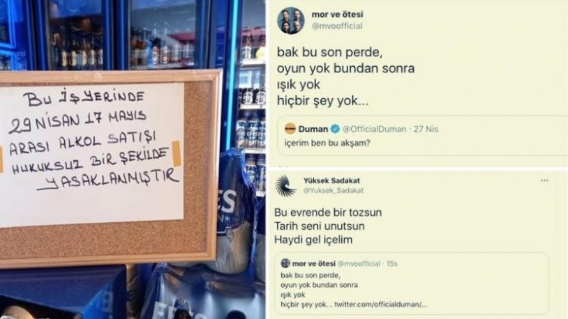 AKP'nin 17 günlük alkol satışı yasağına eleştiriler sürüyor! Sanatçılardan şarkı sözlü tepki