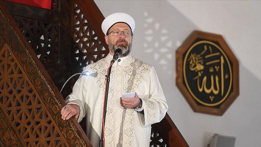 Diyanet İşleri Başkanı Erbaş'tan kaymakam adaylarına konferans!