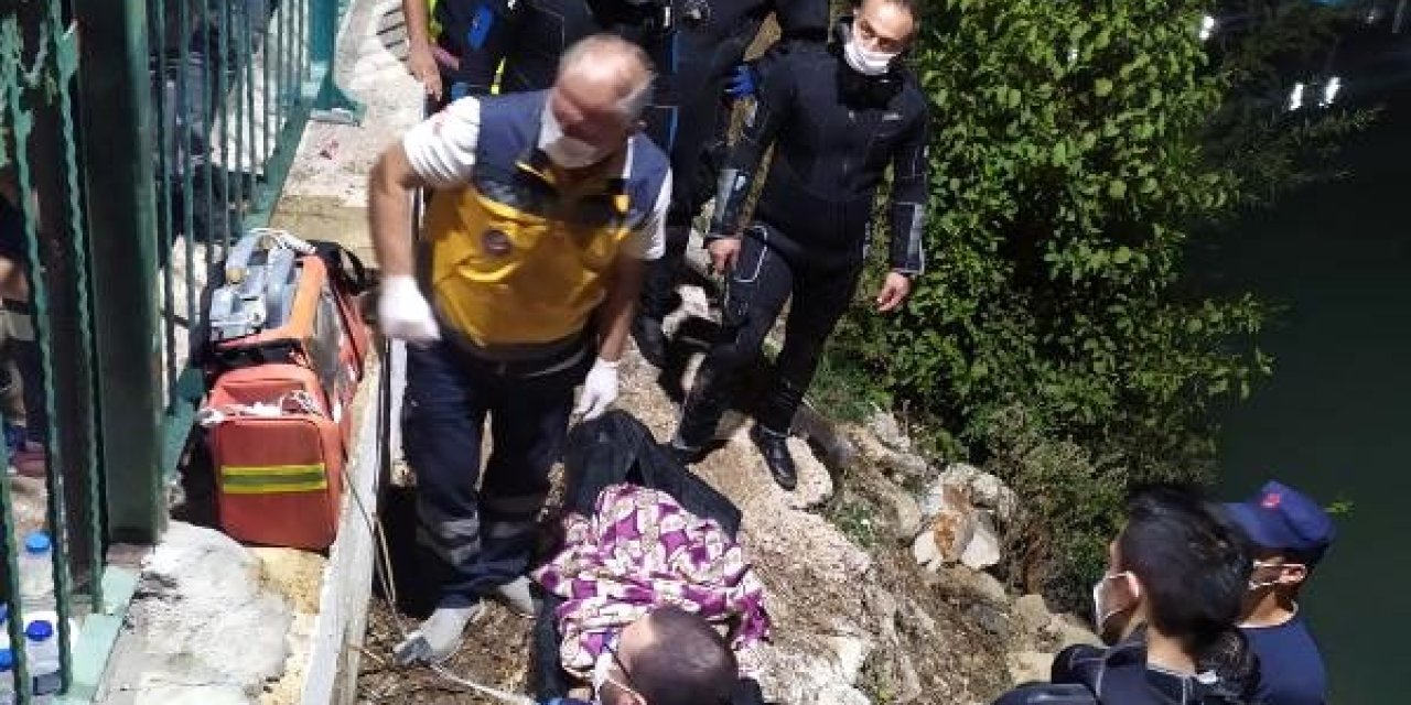 Mersin'de bir kişi Göksu Irmağı'na atlayarak intihar etti