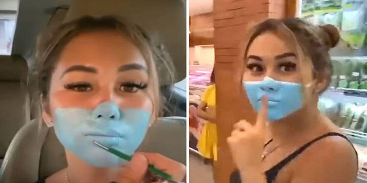 Sosyal medya fenomeni şoke etti! Maske şakasının sonu kötü bitti: Pasaportlarına el kondu!