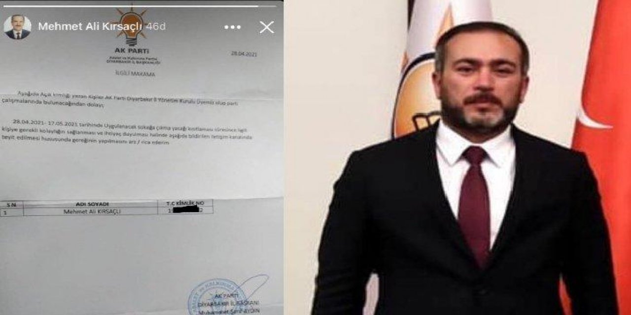 AKP’liye yasak yok!  Yanlışlıkla sosyal medya hesabından paylaştı, skandal ortaya çıktı!