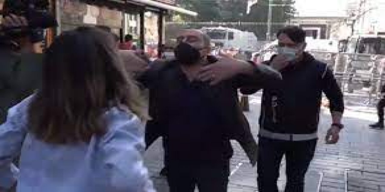 Şiddeti görüntüleyen gazeteciye "genelge" hatırlatması!  Polis böyle seslendi...