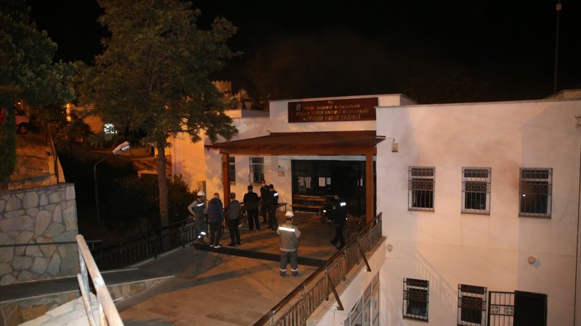 Bodrum Vergi dairesinde yangın