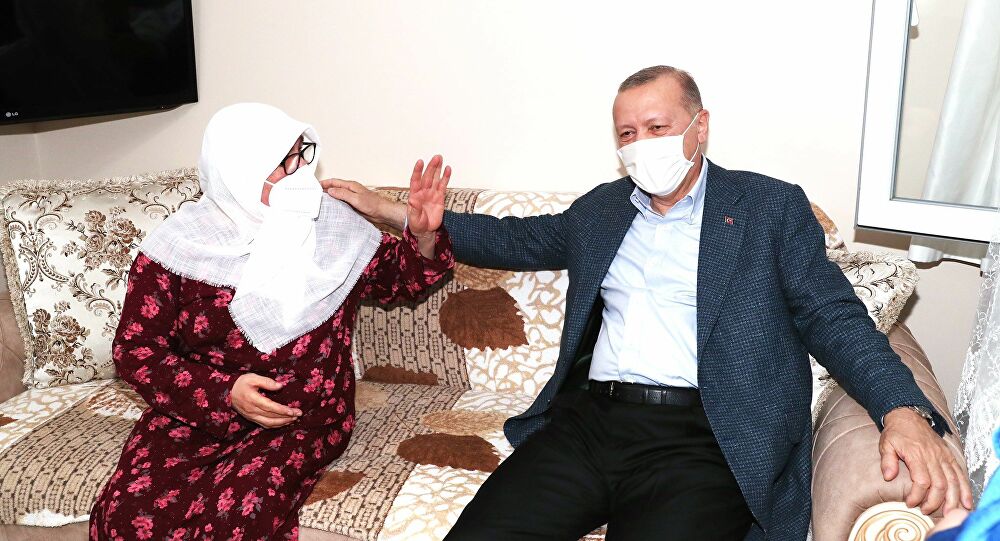 Erdoğan, Mahruze Keleş'i ziyaret etti! 'Ajan olduğumu söylemişler, ben ajan falan değilim'