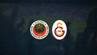 Galatasaray zirvenin Gençlerbirliği kümede kalmanın peşinde