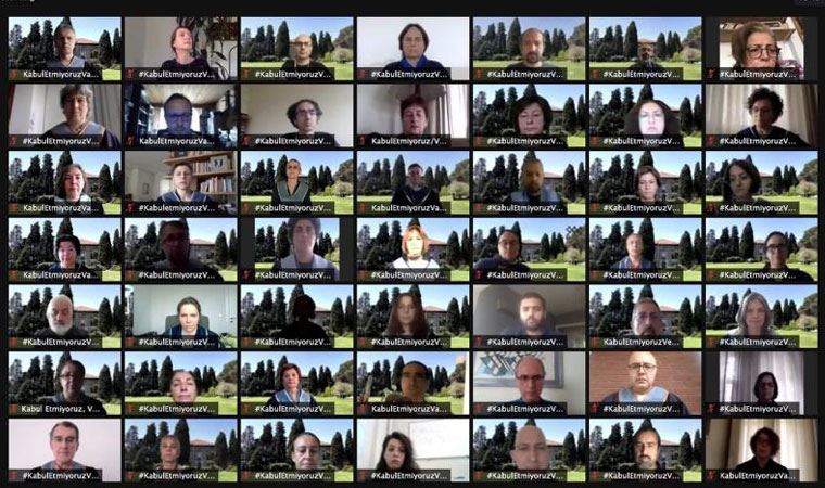 Boğaziçi Üniversitesi akademisyenleri vazgeçmiyor! Online nöbete başladılar
