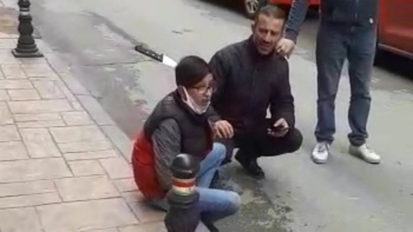 1 ay önce başına bıçak saplanmıştı... Bakın bu defa nasıl yakalandı!