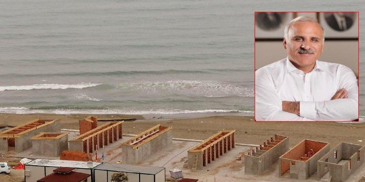 Bu görüntü tepki çekmişti... AKP’li başkandan "beton plajla" ilgi açıklama: Biraz sabır!