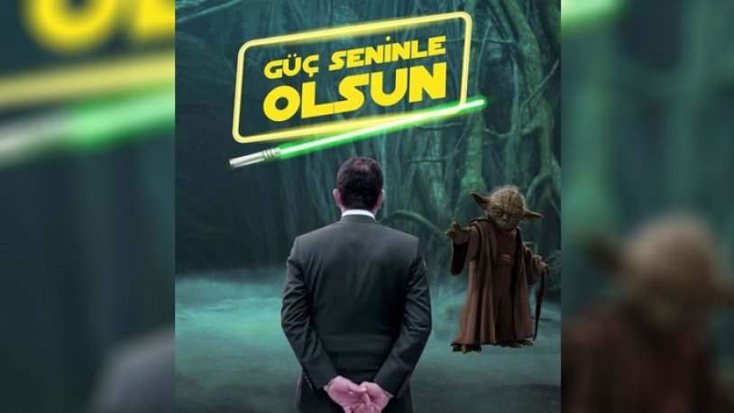 İBB'den İmamoğlu'na 'esprili' destek! 'Güç seninle olsun'