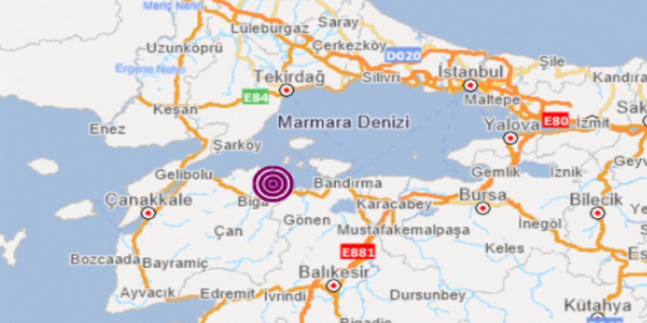 Çanakkale'de korkutan deprem! İstanbul'da da hissedildi!