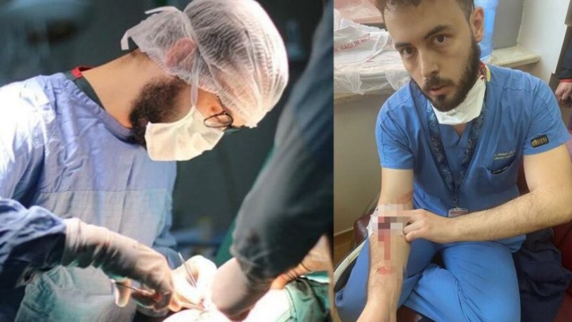 Sağlıkçılara şiddet son bulmuyor! 38 derece ateşle, kolunda damar yoluyla çalışan doktor darp edildi!