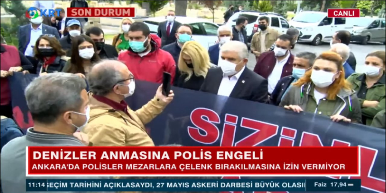 "Üç fidan" anmasında CHP'lilere "pankart" engeli!