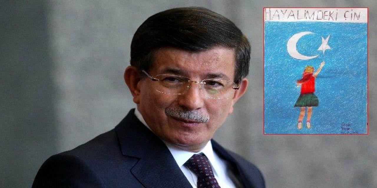 Ahmet Davutoğlu’ndan MEB’e resimli tepki!