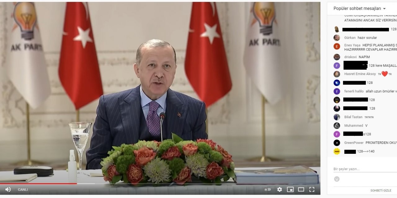 Erdoğan'ın Youtube canlı yayınında zor anları! Yorumlara bakın neler yazıldı?