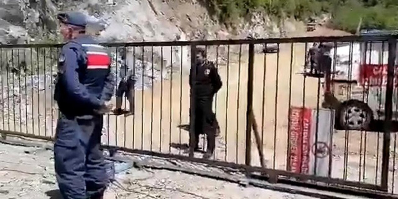 Her gün yeni bir olay... İşkencedere Vadisi demir kapıyla kapatıldı!