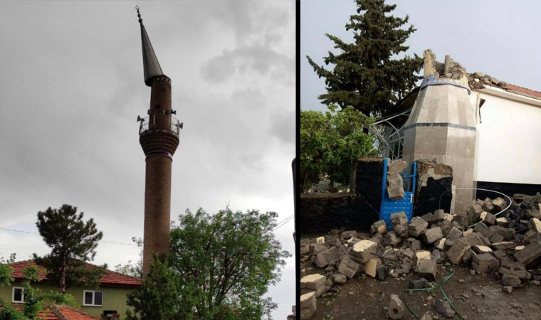 Ankara'da fırtına yıkıma neden oldu