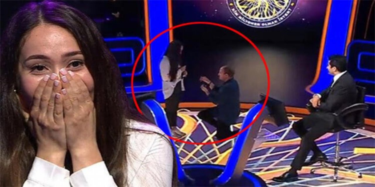"Kim Milyoner Olmak İster" yarışmasına damga vuran evlilik teklifi! O kişi bakın kim çıktı?