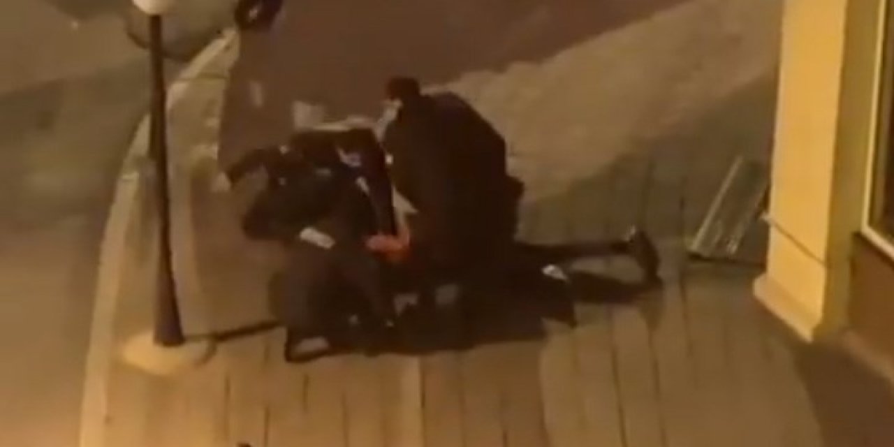 İstanbul’da bekçi şiddeti! Sokağa çıkma yasağına uymayan vatandaş bekçiler tarafından dövüldü... İşte o anlar...