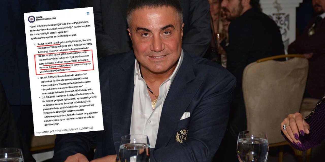 "Oluk oluk kan akıtacağız diyen şahsa koruma verildiğinin belgesi burada!" AKP’li Ömer Çelik "belge" istemişti...  CHP’li Ali Mahir Başarır paylaştı! İşte Emniyetin “Sedat Peker’e koruma” yazısı...