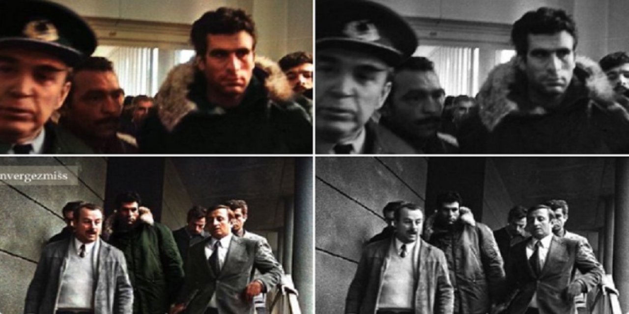 Enver Gezmiş paylaştı... Deniz Gezmiş'in 50 yıl önce çekilen fotoğrafları ilk kez renklendirdi!
