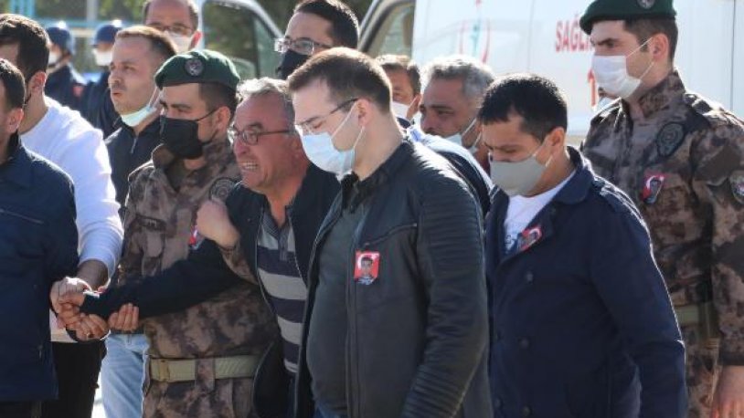Ağrı'da şehit olan polisin cenazesi memleketi Denizli'ye getirildi