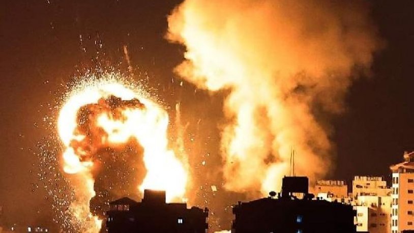İsrail ordusunun Gazze Şeridi'ne yönelik saldırıları devam ediyor! Filistin İçişleri Bakanlığı binası vuruldu