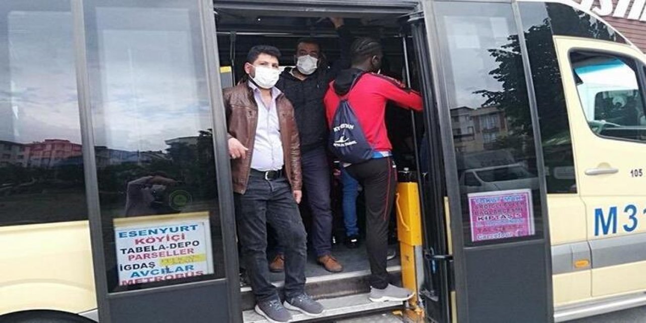 Bakan Koca bu fotoğrafı paylaşıp uyardı! Doluysa binmeyin...