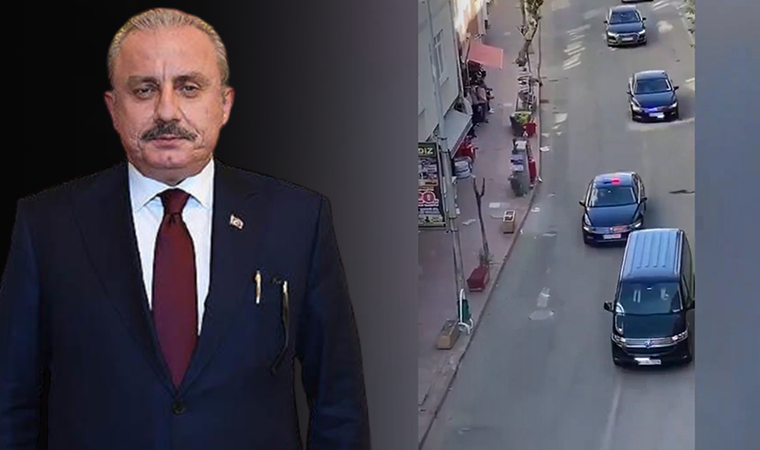 TBMM Başkanı Şentop’un konvoyuna tepki! “Bre… Bu ne be!”