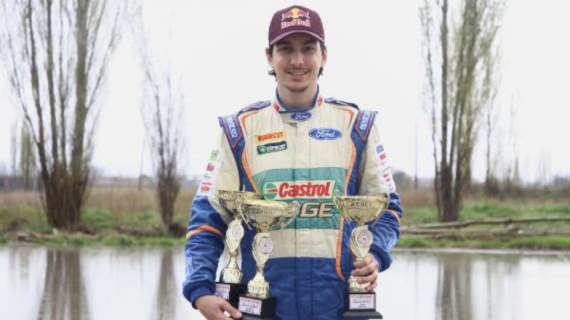 Türkiye&#039;nin en genç pilotlarından biri! Ali Türkkan, Avrupa Ralli Kupası&#039;nda 2&#039;de 2 yaptı