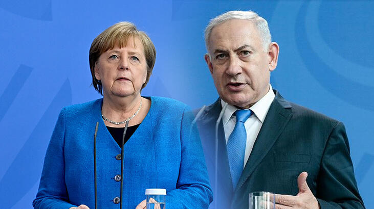 Netanyahu ile görüşen Merkel'den açıklama